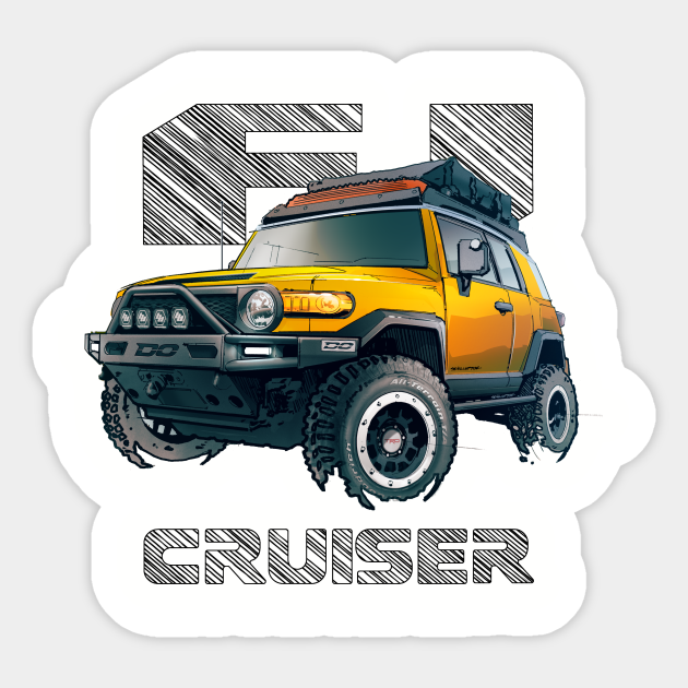 FJ Cruiser (XJ10) – Sun Fusion - Fj Cruiser - Sticker | TeePublic
